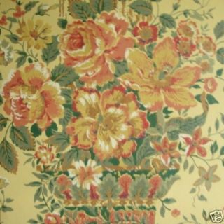   Floral Columns Neoclassical Archival Waterhouse Wallpaper