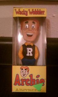 Wacky Wobbler Bobblehead Archie Character Funko Bobble Figure New Lot 