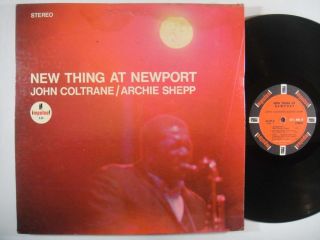 John Coltrane Archie Shepp New Thing at Newport LP on Impulse Stereo 
