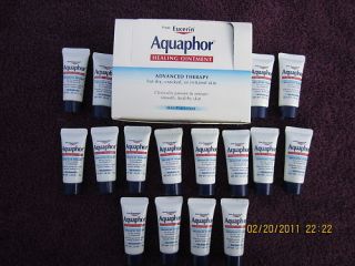 Eucerin Aquaphor Healing Ointment 16 Tubes NEW Expiration 2014