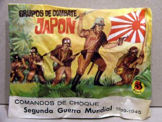 Montaplex Sobre Grupos de Combate Japon 2ª GM Soldaditos Originales 