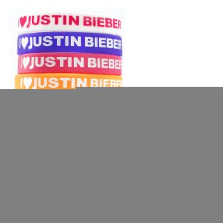 10pcs I Love Justin Bieber Bracelets with ID One Direction Necklace 