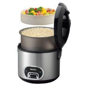 Aroma ARC 940SB Cool Touch 10 Cup Rice Cooker And Food Steamer 