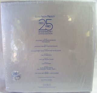 1980 Elvis Aron Presley 25th Anniversary Box Set 8 LPS CPL8 3699 