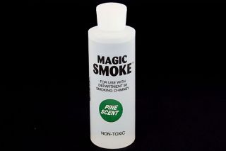 Dept 56 6 oz Bottle of Magic Smoke for Smoking Chimney Pine Scent 