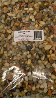 EX642 Rainbow River Aquarium Gravel 5 Pound Bag