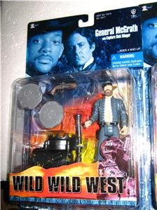 1999 wild wild west lot of 6 figures will smith moc