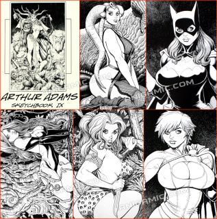 Arthur Adams Batgirl Poison Ivy Powergirl White Queen Red Sonja 2010 