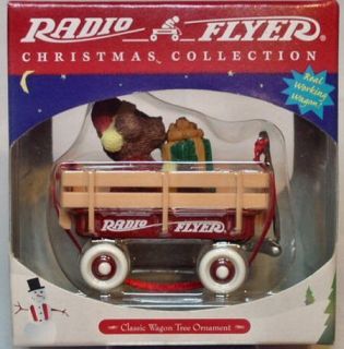 RADIO FLYER CLASSIC WAGON CHRISTMAS TREE ORNAMENT MODEL# 109 MIB NOS 