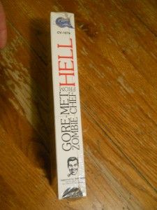 Gore Met Zombie Chef from Hell Camp Video VHS Still SEALED Gore Sleaze 