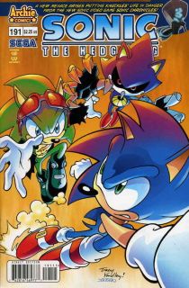 Sonic The Hedgehog 191 VF NM Archie Comics Tracy Yardley Scourge 2008 