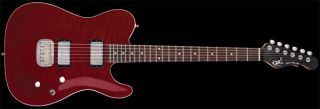 Tribute ASAT Deluxe Carved Top in Trans Red New