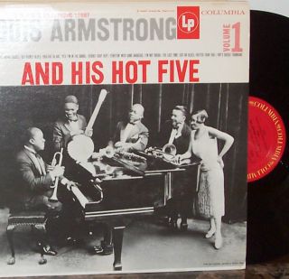 The Louis Armstrong Story Vol 1 And His Hot Five Columbia vinyl