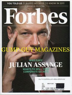 Forbes Magazine 2010 Wikileaks Julian Assange Howard Jonas Google War 