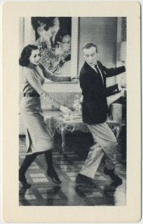Fred Astaire Cyd Charisse 1984 MGM Movies Game Card