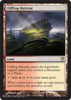 You are bidding on Magic the Gathering   Innistrad   Clifftop Retreat 