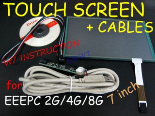 inch Touch Panel Screen Kit Set for ASUS Eee PC/EeePC