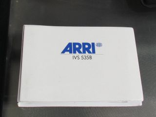 Arri Arriflex IVS 535B IN GERMan LANGUAGE ONLY
