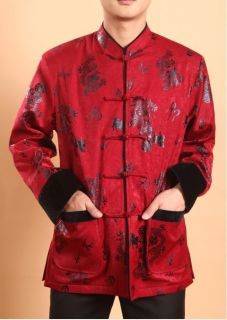 Traditional Mens Chinese Kung Fu Tai Chi Tang Clothes Size M L XL XXL 