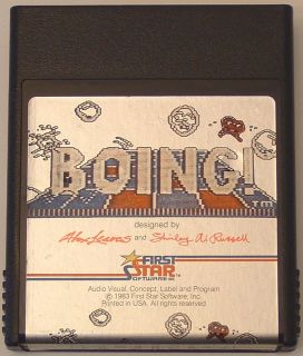 Boing Atari 2600 Game Crazy RARE Actual Photo Nice Label