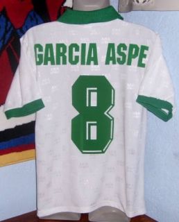 Mexico ABA Sport 1995 Garcia Aspe Away RARE Soccer Jersey