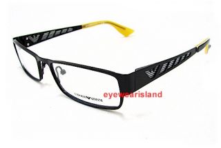 Emporio Armani 9645 003 Eyeglasses Black Optical Frame 53mm