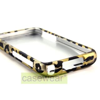 Protect your Motorola Atrix HD with Leopard Rubberized Hard Cover Case 