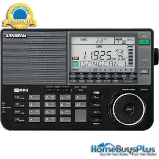 Sangean ATS 909X BK Professional Multi Band Am FM SW Receiver Black 