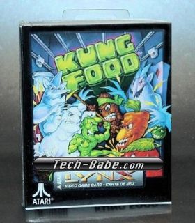   Factory Sealed KUNG FOOD for the ATARI 1 or 2 Lynx handheld consoles