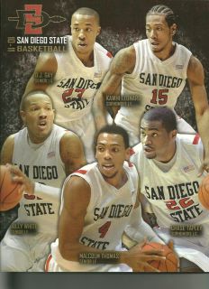 2010 11 San Diego State Aztecs Basketball Media Guide Featuring Kawhi 