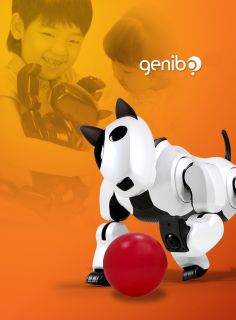 New Genibo SD Robotic Dog Artificial Intelligence Pet Robot Toy / Bull 