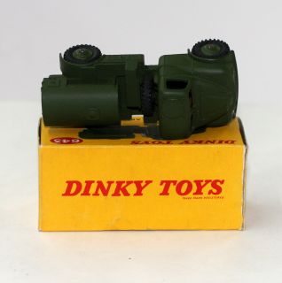 description dinky toys military 643 army water tanker in matt green in 