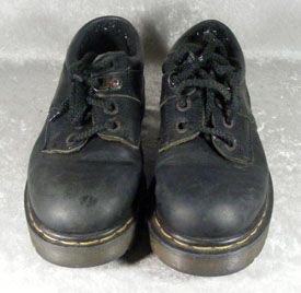 Dr. Marten Air Wair Industrial Black Grunge Boots Size 4 