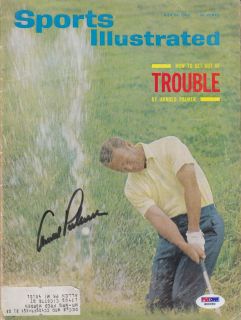 Arnold Palmer Signed Autographed 7 26 65 Golf Sports Illustrated PSA 