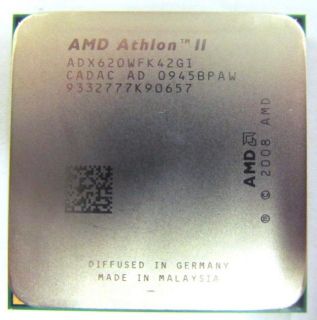 AMD Athlon II x4 620 ADX620WFK42GI AM3 2.6GHz Quad Core Processor