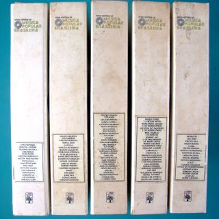 10 NOVA HISTORIA DA MUSICA POPULAR BRASILEIRA 5 BOXES W/ 75 ALBUMS 