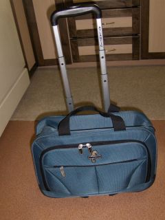 Atlantic Ultra Lite 14 Wheeled Upright Luggage Suitcase Bag Blue