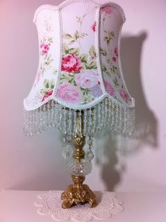 Vintage Rachel Ashwell Wild Flower Fabric Lampshade Shabby Chic Retro 