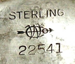   is Sterling Silver. Made by the WEBSTER COMPANY   North Attleboro, MA