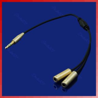 5mm Male to Female Audio Splitter Jack Adapter Cable