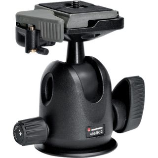 Manfrotto 496RC2 Compact Ball Head w 200PL 14 QR Plate