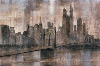 Augustine from Brooklyn Bridge New York City Print