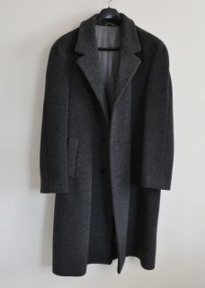 PREOWNED CLAUDE HILTON MEN COAT 100% WOOL CROMBIE ABERDEEN SCOTLAND 50 