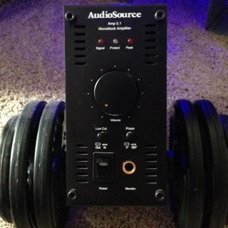 AudioSource 5 1 200W Monoblock Amplifier Preamp Pre Amp