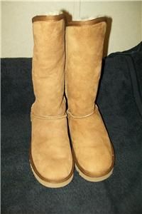 Australia Luxe Collective Cosy Long Chestnut Shearling Boot Shoes Sz 7 