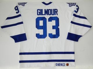 DOUG GILMOUR AUTHENTIC TORONTO MAPLE LEAFS CCM CENTER ICE JERSEY
