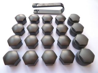   Audi Alloy Wheel Bolt Nut Caps Covers Including Removal Tool