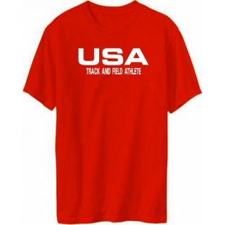 USA Track and Field Athlete Athletic America T Shirt