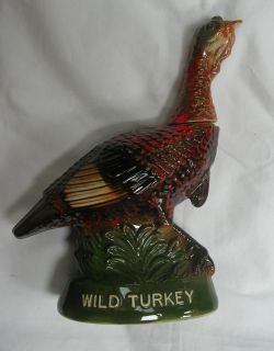 Wild Turkey Whiskey Ceramic Bottle 185, Austin Nichols, No. 6