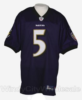 Ravens Flacco Authentic Jersey Reebok NFL Football New